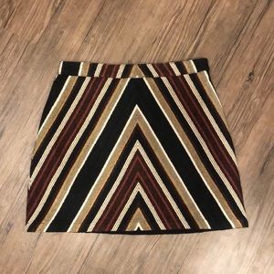 Top Shop Patterned Mini Skirt